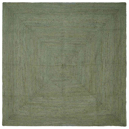 Kusové Koberce Čtvercový Olivově Zelená 300 X 300 Cm Juta