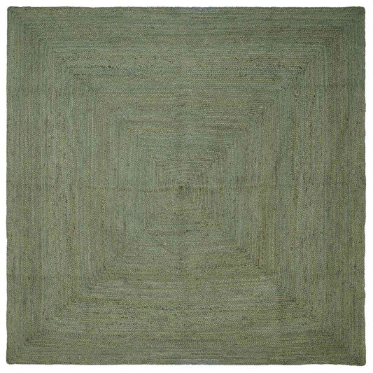 Kusové Koberce Čtvercový Olivově Zelená 300 X 300 Cm Juta