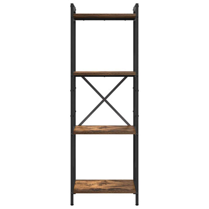 Knihovna 40 X 30 X 119 Cm Kompozitní Dřevo Kouřový Dub