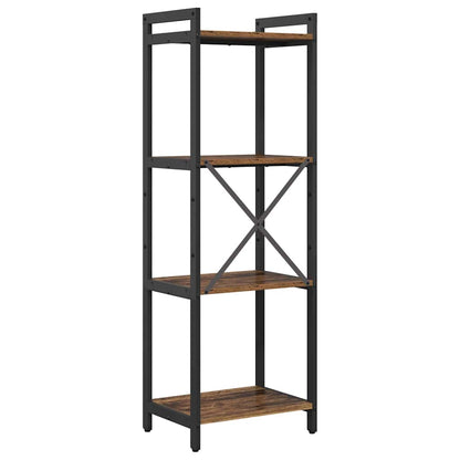 Knihovna 40 X 30 X 119 Cm Kompozitní Dřevo Staré Dřevo