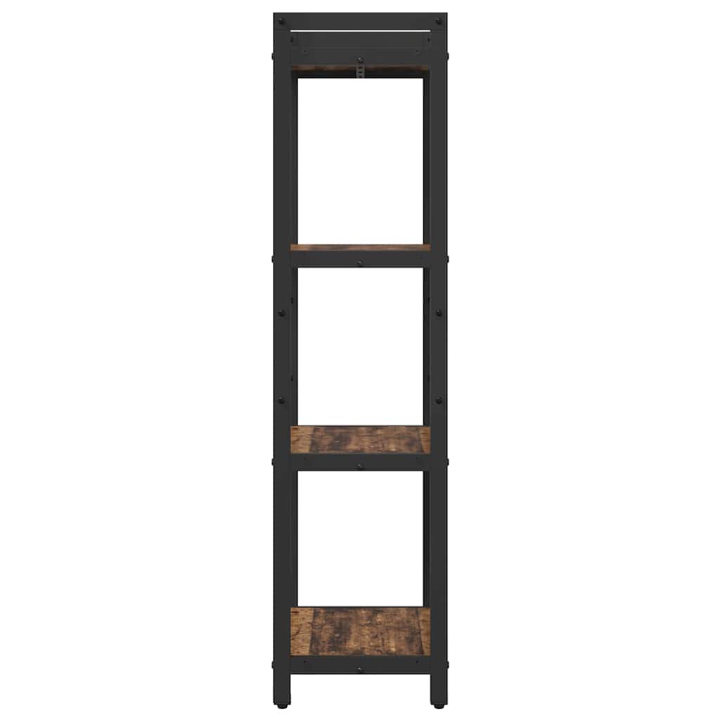 Knihovna 40 X 30 X 119 Cm Kompozitní Dřevo Staré Dřevo