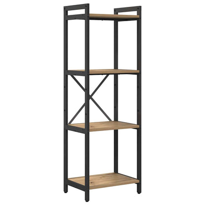 Knihovna 40 X 30 X 119 Cm Kompozitní Dřevo Artisanový Dub