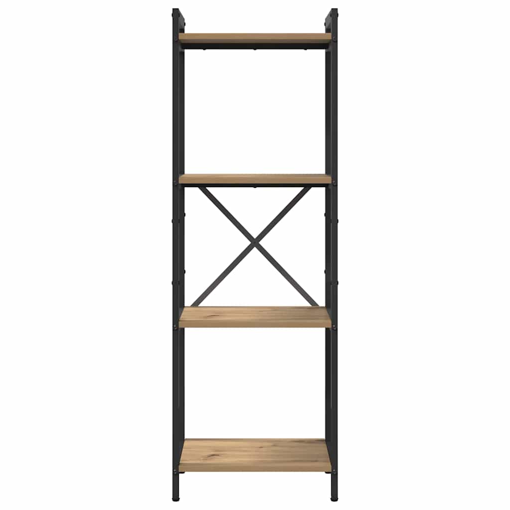 Knihovna 40 X 30 X 119 Cm Kompozitní Dřevo Artisanový Dub