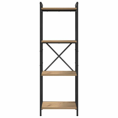 Knihovna 40 X 30 X 119 Cm Kompozitní Dřevo Artisanový Dub