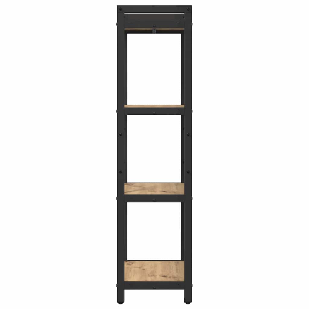 Knihovna 40 X 30 X 119 Cm Kompozitní Dřevo Artisanový Dub