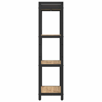 Knihovna 40 X 30 X 119 Cm Kompozitní Dřevo Artisanový Dub