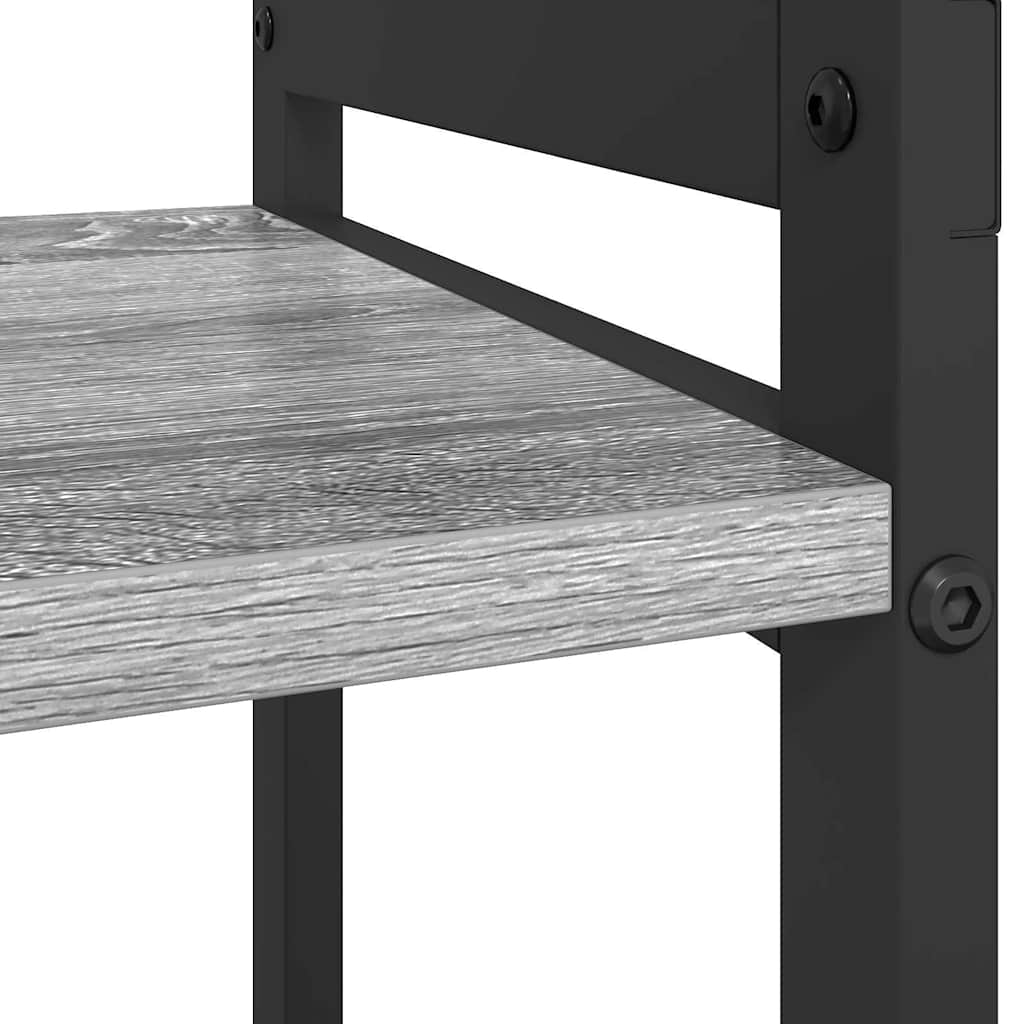 Knihovna 40 X 30 X 50 Cm Kompozitní Dřevo Šedá Sonoma