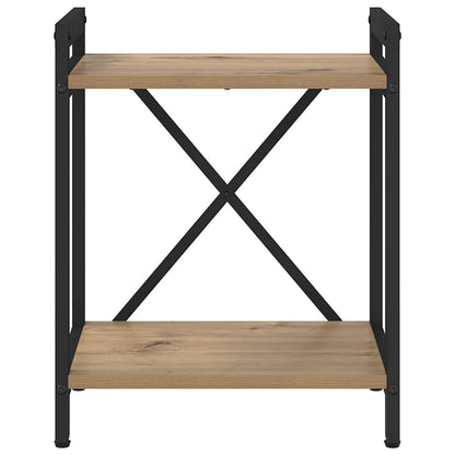 Knihovna 40 X 30 X 50 Cm Kompozitní Dřevo Artisanový Dub
