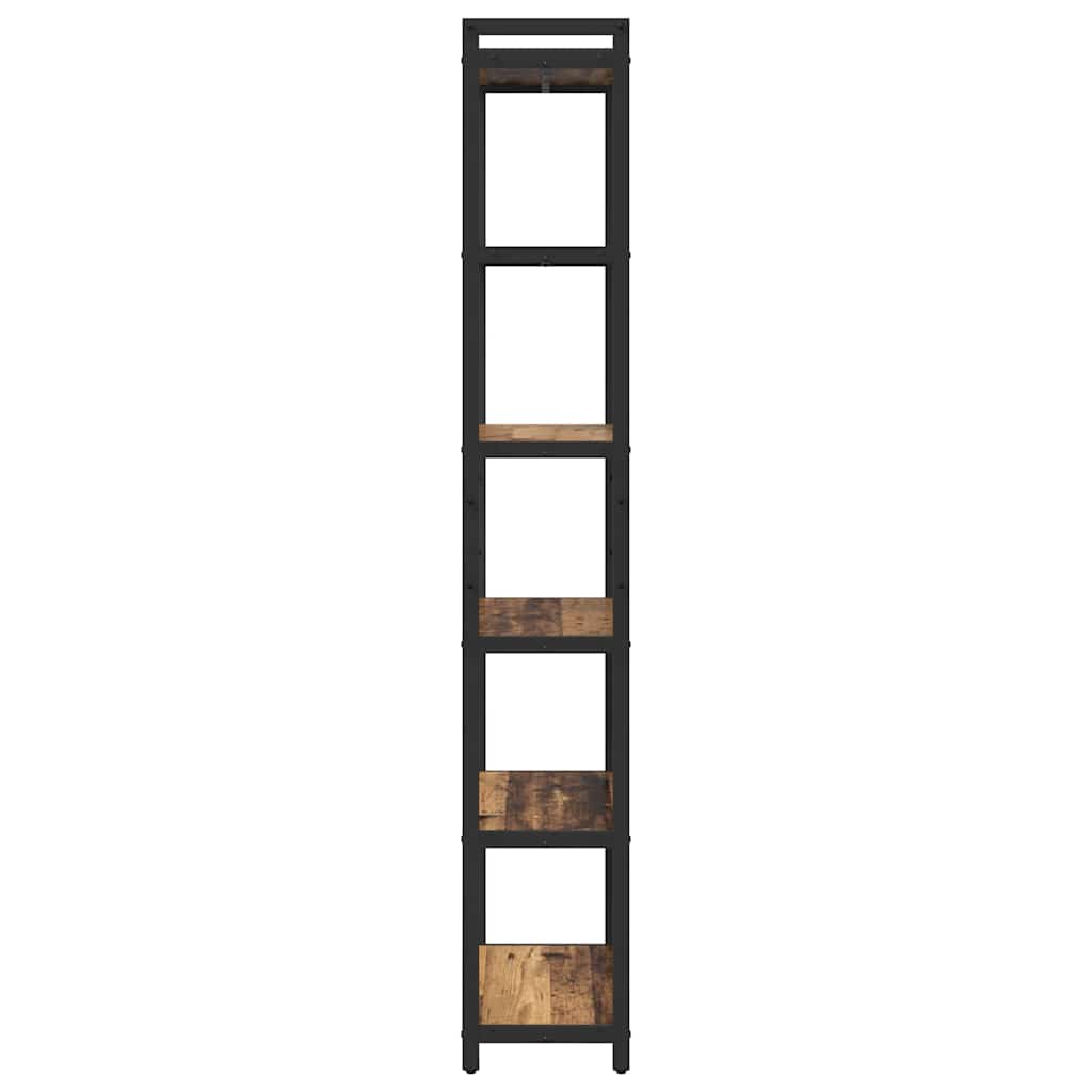 Knihovna 60 X 30 X 189,5 Cm Kompozitní Dřevo Staré Dřevo