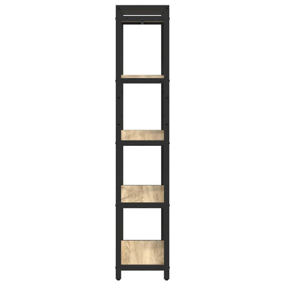 Knihovna 60 X 30 X 155 Cm Kompozitní Dřevo Sonoma Dub