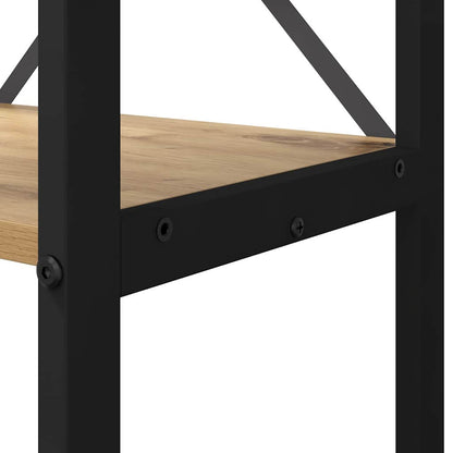 Knihovna 60 X 30 X 155 Cm Kompozitní Dřevo Artisanový Dub