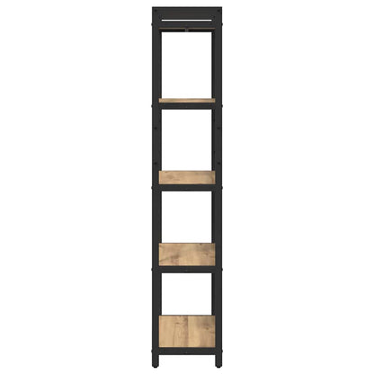 Knihovna 60 X 30 X 155 Cm Kompozitní Dřevo Artisanový Dub
