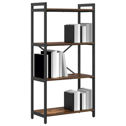 Knihovna 60 X 30 X 120 Cm Kompozitní Dřevo Kouřový Dub
