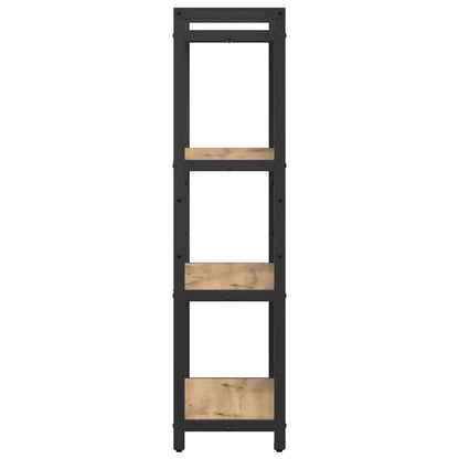 Knihovna 60 X 30 X 120 Cm Kompozitní Dřevo Artisanový Dub