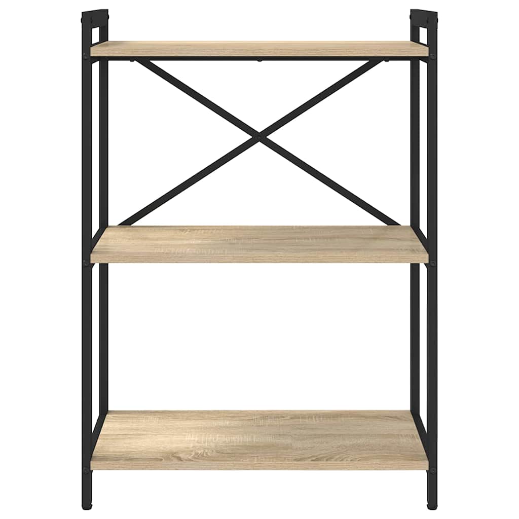 Knihovna 60 X 30 X 85 Cm Kompozitní Dřevo Sonoma Dub