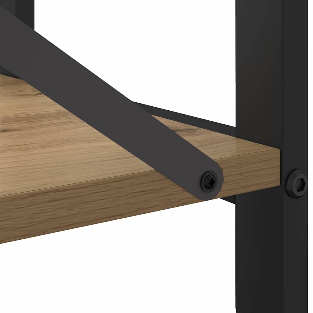 Knihovna 60 X 30 X 85 Cm Kompozitní Dřevo Artisanový Dub