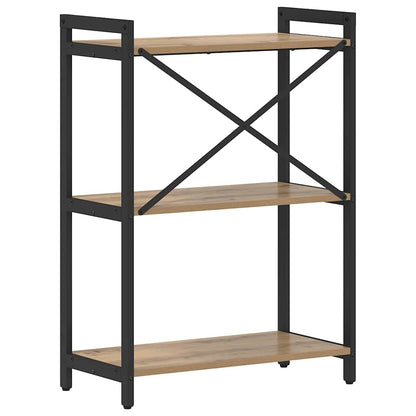 Knihovna 60 X 30 X 85 Cm Kompozitní Dřevo Artisanový Dub