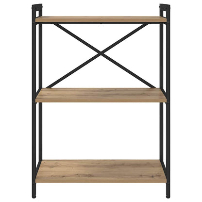 Knihovna 60 X 30 X 85 Cm Kompozitní Dřevo Artisanový Dub