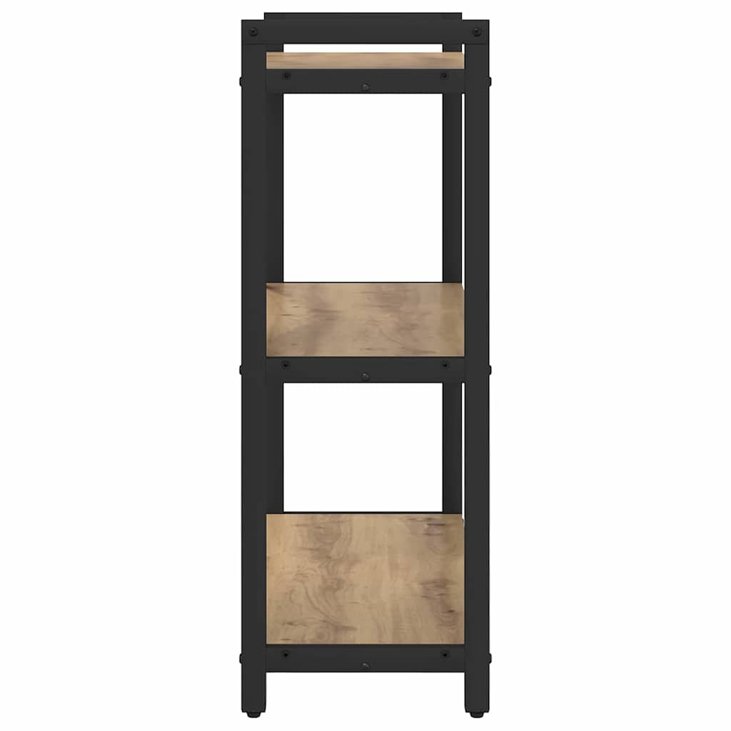 Knihovna 60 X 30 X 85 Cm Kompozitní Dřevo Artisanový Dub