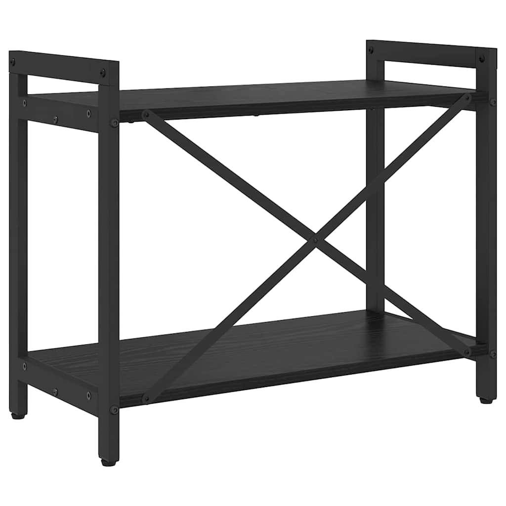Knihovna 60 X 30 X 50 Cm Kompozitní Dřevo Černý Dub