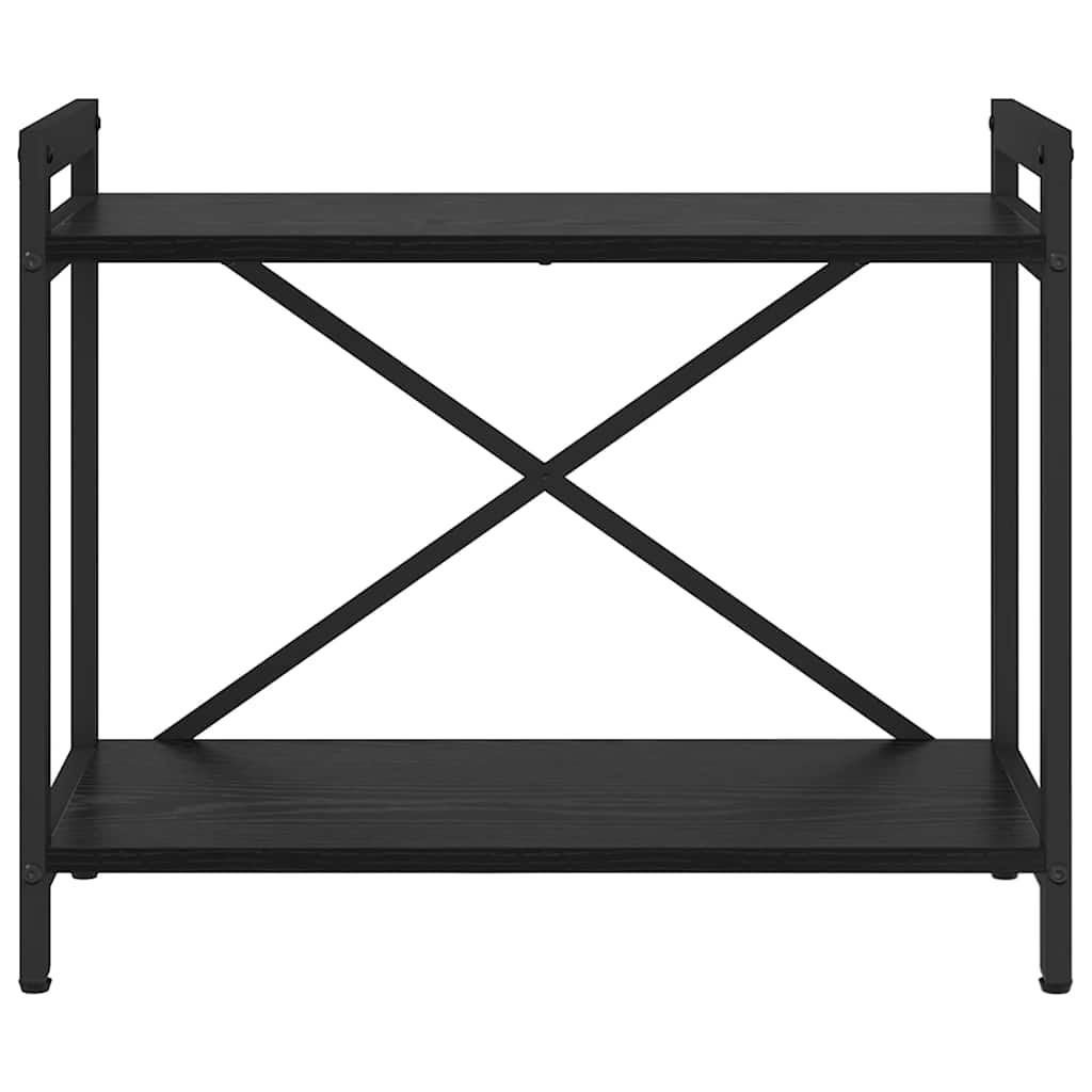 Knihovna 60 X 30 X 50 Cm Kompozitní Dřevo Černý Dub