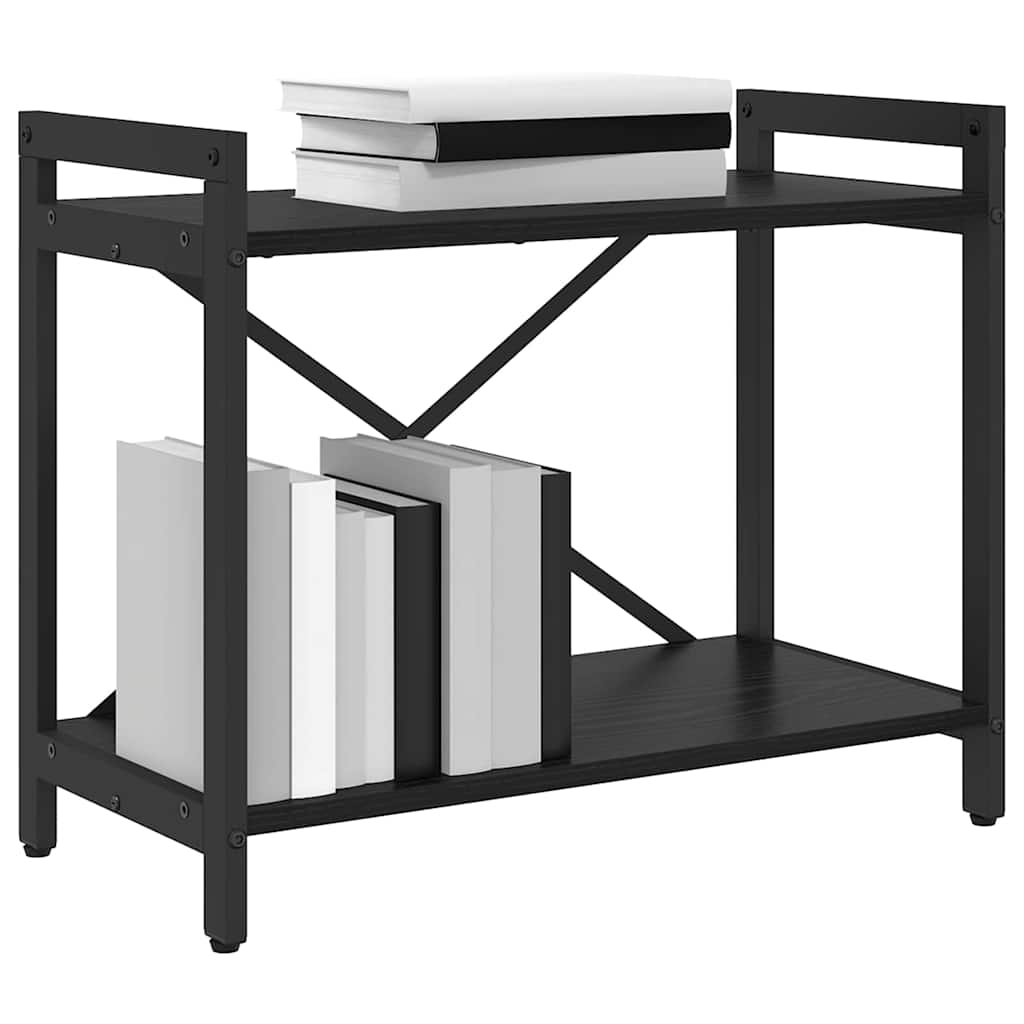 Knihovna 60 X 30 X 50 Cm Kompozitní Dřevo Černý Dub
