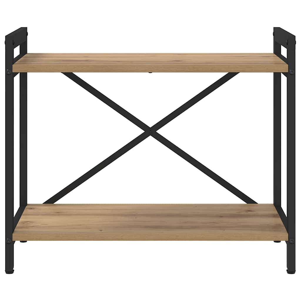 Knihovna 60 X 30 X 50 Cm Kompozitní Dřevo Artisanový Dub