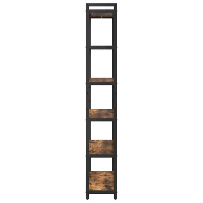 Knihovna 80 X 30 X 189,5 Cm Kompozitní Dřevo Kouřový Dub