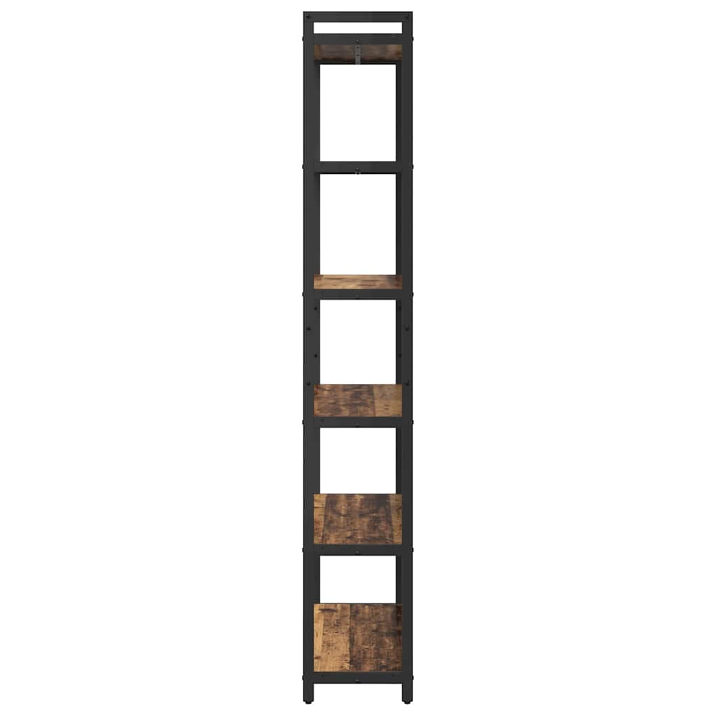 Knihovna 80 X 30 X 189,5 Cm Kompozitní Dřevo Staré Dřevo