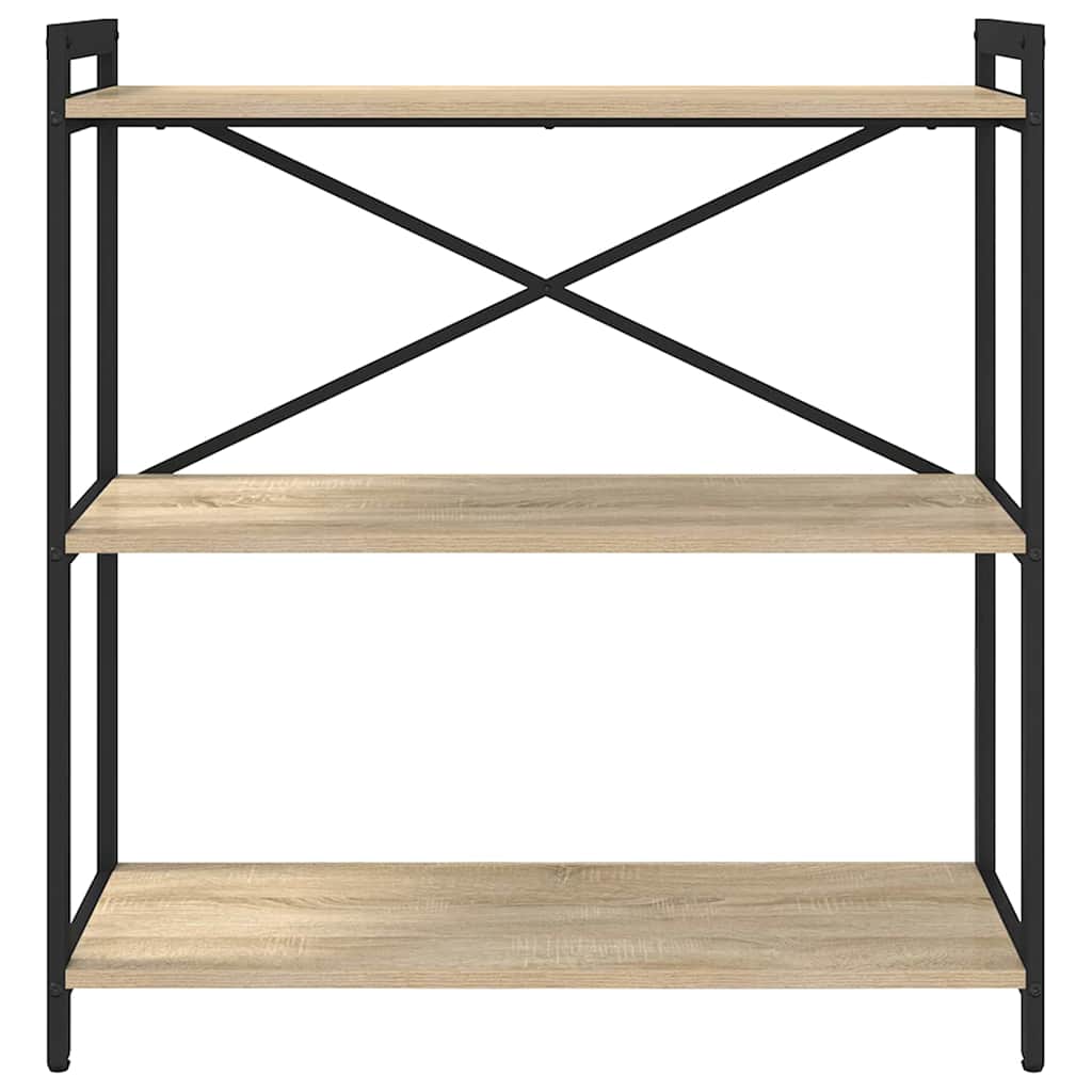 Knihovna 80 X 30 X 85 Cm Kompozitní Dřevo Sonoma Dub