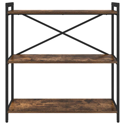Knihovna 80 X 30 X 85 Cm Kompozitní Dřevo Kouřový Dub