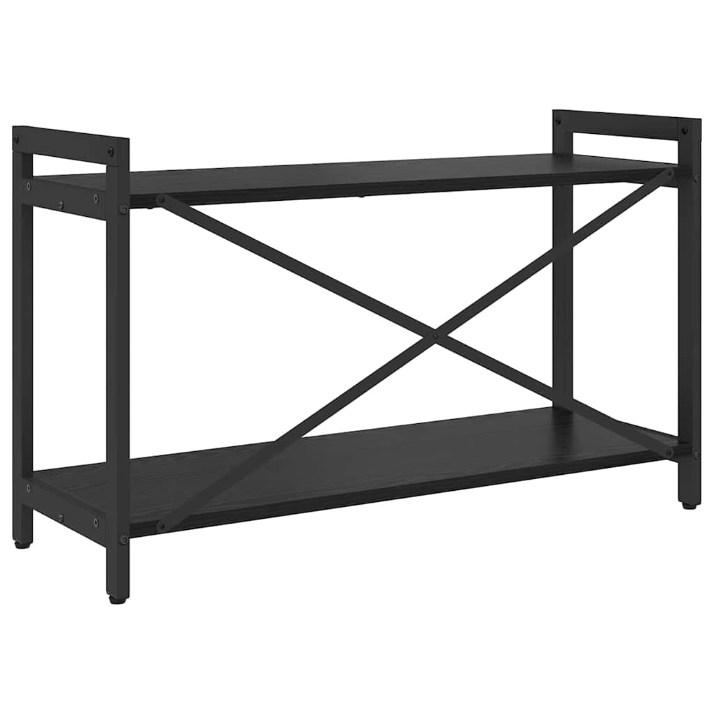 Knihovna 80 X 30 X 50 Cm Kompozitní Dřevo Černý Dub