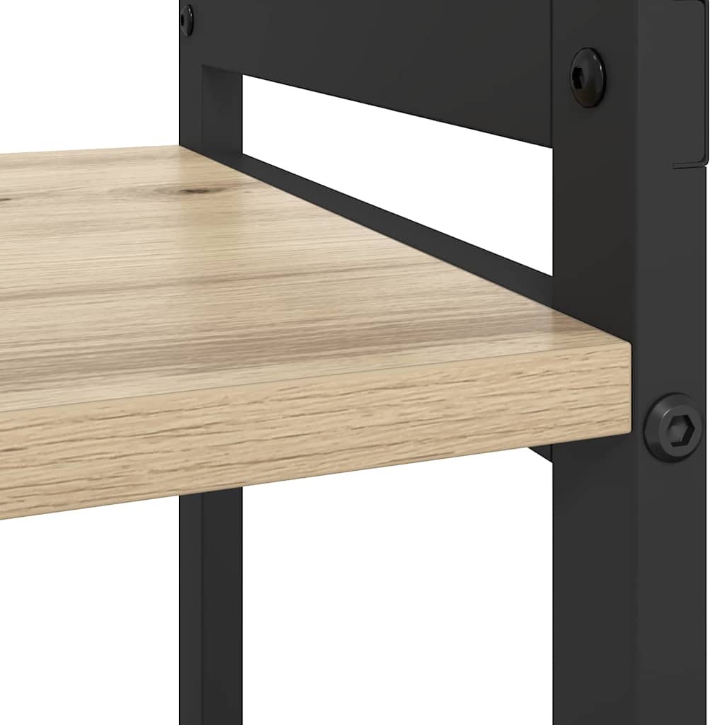 Knihovna 80 X 30 X 50 Cm Kompozitní Dřevo Sonoma Dub