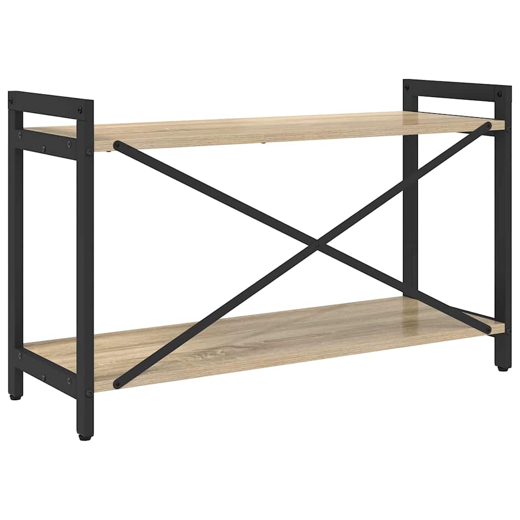 Knihovna 80 X 30 X 50 Cm Kompozitní Dřevo Sonoma Dub