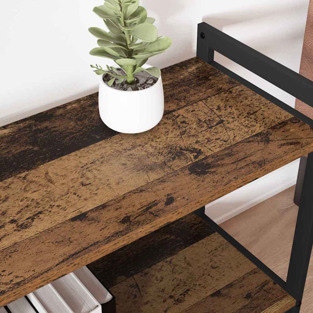 Knihovna 80 X 30 X 50 Cm Kompozitní Dřevo Staré Dřevo