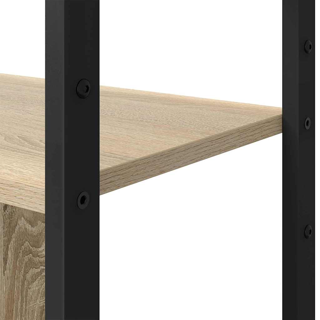 Knihovna 80 X 30 X 155,5 Cm Kompozitní Dřevo Sonoma Dub