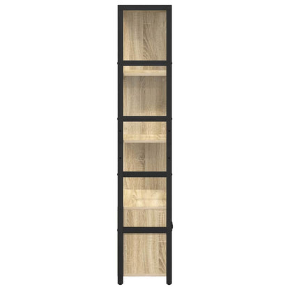 Knihovna 80 X 30 X 155,5 Cm Kompozitní Dřevo Sonoma Dub