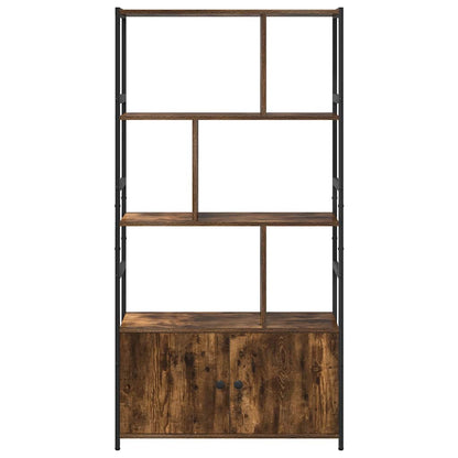 Knihovna 80 X 30 X 155,5 Cm Kompozitní Dřevo Kouřový Dub