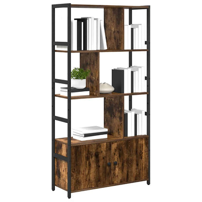 Knihovna 80 X 30 X 155,5 Cm Kompozitní Dřevo Kouřový Dub