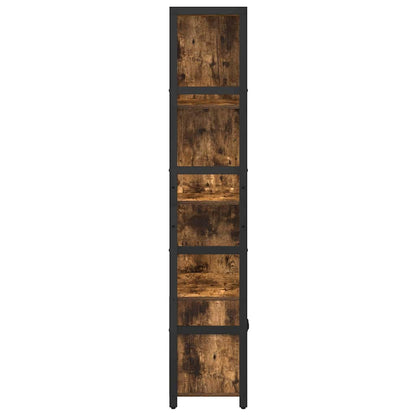 Knihovna 80 X 30 X 155,5 Cm Kompozitní Dřevo Kouřový Dub