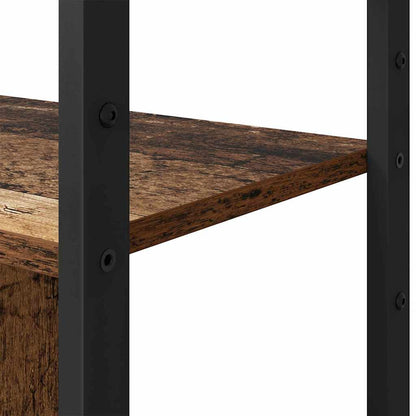 Knihovna 80 X 30 X 155,5 Cm Kompozitní Dřevo Staré Dřevo