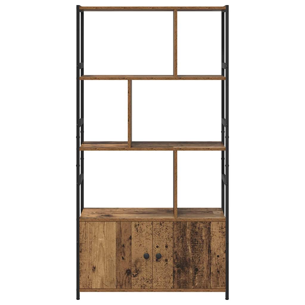 Knihovna 80 X 30 X 155,5 Cm Kompozitní Dřevo Staré Dřevo