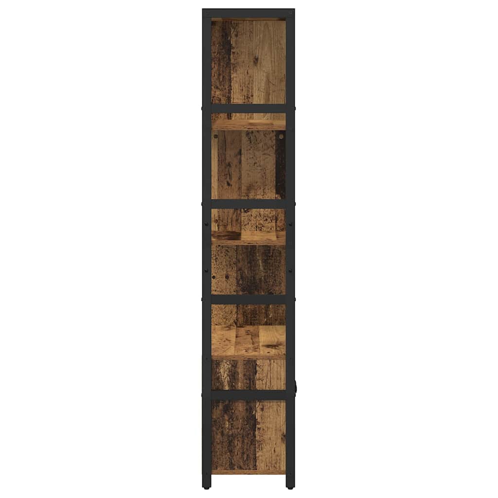 Knihovna 80 X 30 X 155,5 Cm Kompozitní Dřevo Staré Dřevo