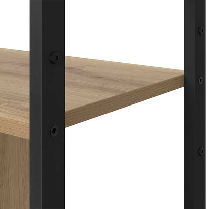 Knihovna 80 X 30 X 155,5 Cm Kompozitní Dřevo Artisanový Dub