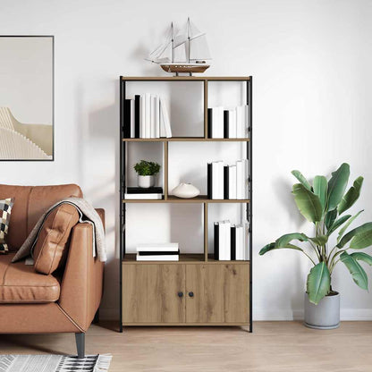 Knihovna 80 X 30 X 155,5 Cm Kompozitní Dřevo Artisanový Dub