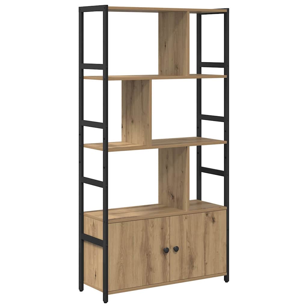 Knihovna 80 X 30 X 155,5 Cm Kompozitní Dřevo Artisanový Dub