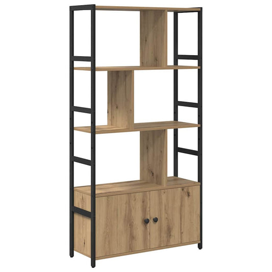 Knihovna 80 X 30 X 155,5 Cm Kompozitní Dřevo Artisanový Dub