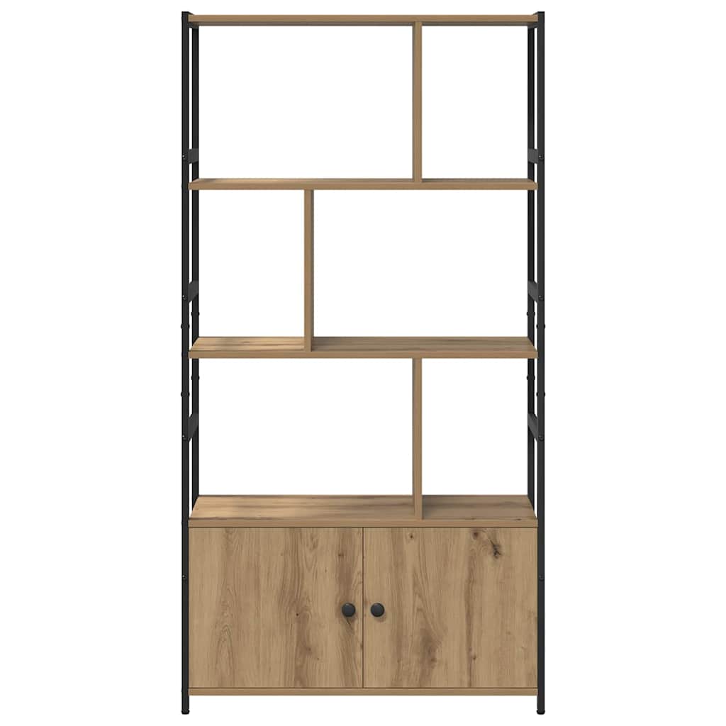 Knihovna 80 X 30 X 155,5 Cm Kompozitní Dřevo Artisanový Dub
