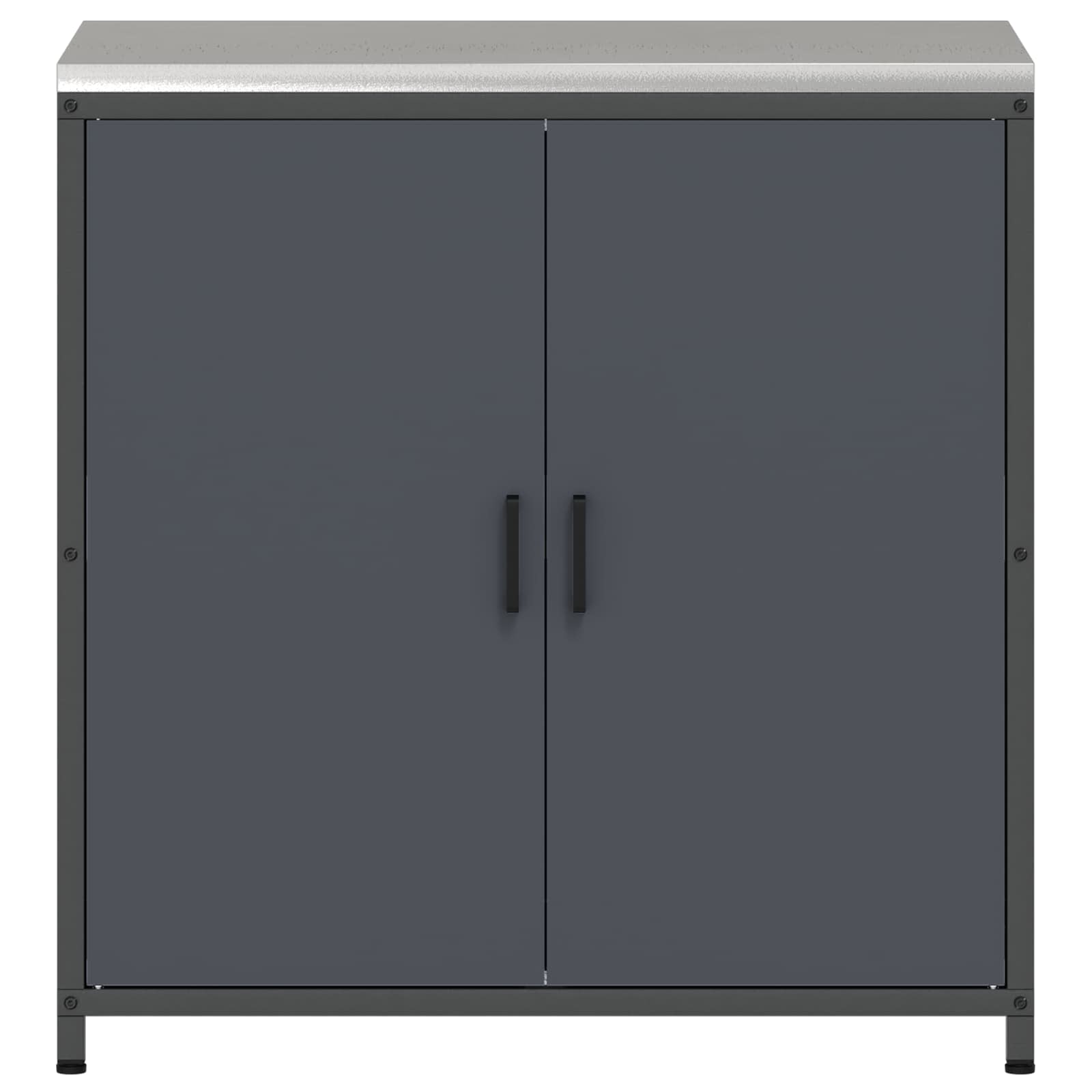 Úložná Skříňka Do Kuchyně Hattem Antracitová 90 X 50 X 92 Cm