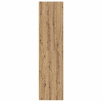 Šatní Skříň Artisanový Dub 50 X 50 X 200 Cm Kompozitní Dřevo